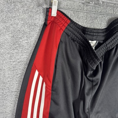 Vintage Adidas Track Pants Men XL Wide Leg Stripe Ankle Zip