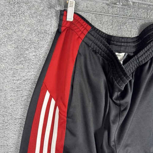 Vintage Adidas Trainingshose Herren XL weites Bein Streifen Knöchel Reißverschluss Baggy Y2K Streetwear - Bild 4 von 15