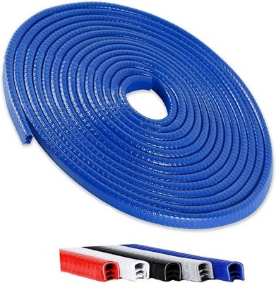 Car Door Edge Protector Guards Rubber Seal U Shape No Glue 16.5FT 5M For SUVs