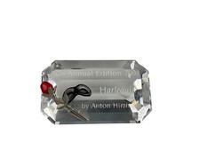 Statua Swarovski cristallo targhetta Arlecchino. Ottime condizioni.