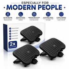 Ergonomic Foot Rest Under Desk Barber Shop Salon Office Foot Stool Adjustable
