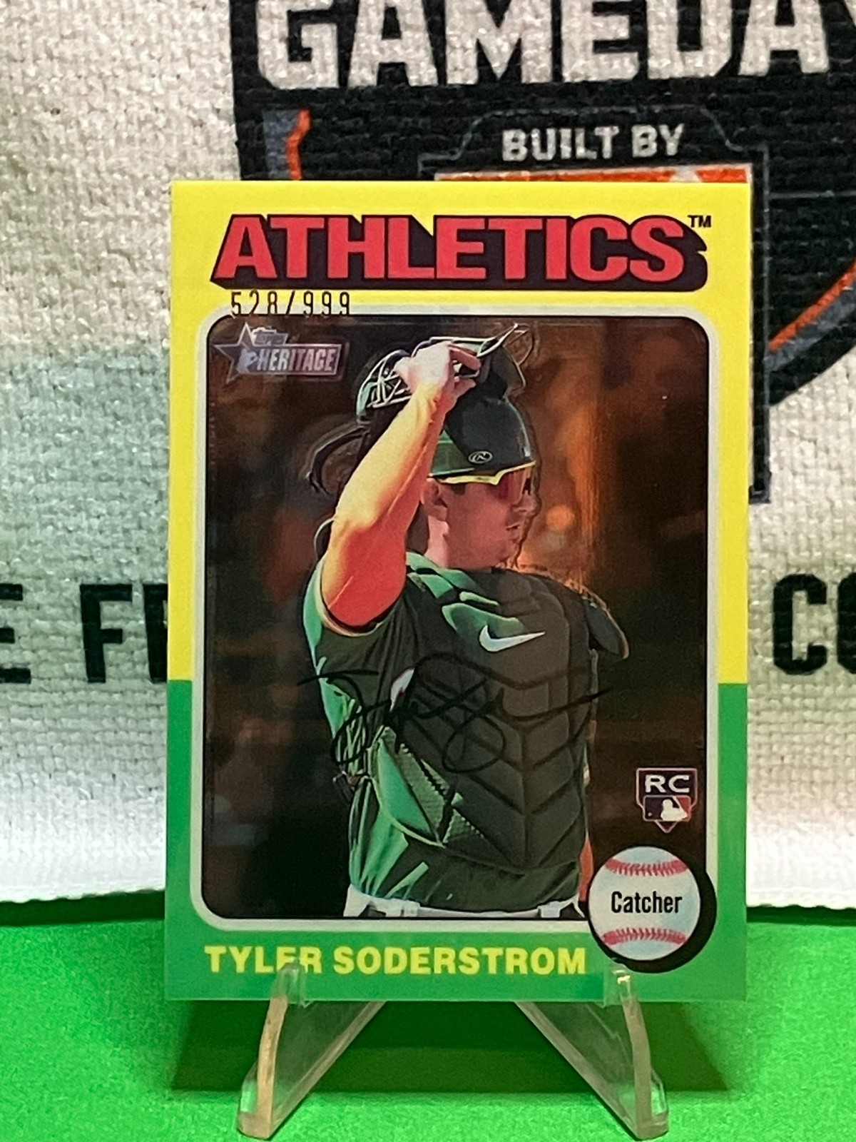 2024 Topps Heritage - Tyler Soderstrom #471 - Chrome /999