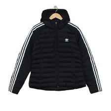 Adidas gefütterte Jacke Damen Größe 16 sch...