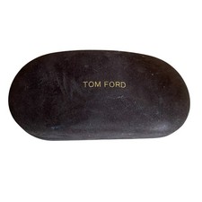 Tom Ford Eyeglasses Sunglasses Medium Velvet Hard Case Empty Brown Opens Easily