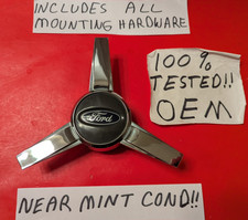 2005-2009 Ford Mustang Chrome Center Cap Tri Spinner Rim Hub Wheel Oem Near Mint