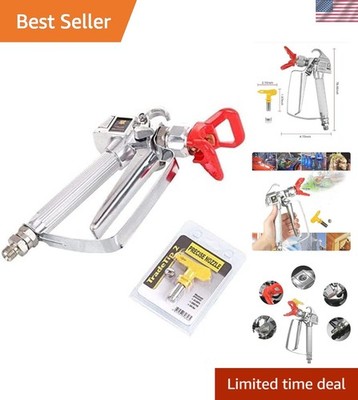 Professional-Grade Airless Paint Spray Gun with Comfortable Four-Finger Trigger