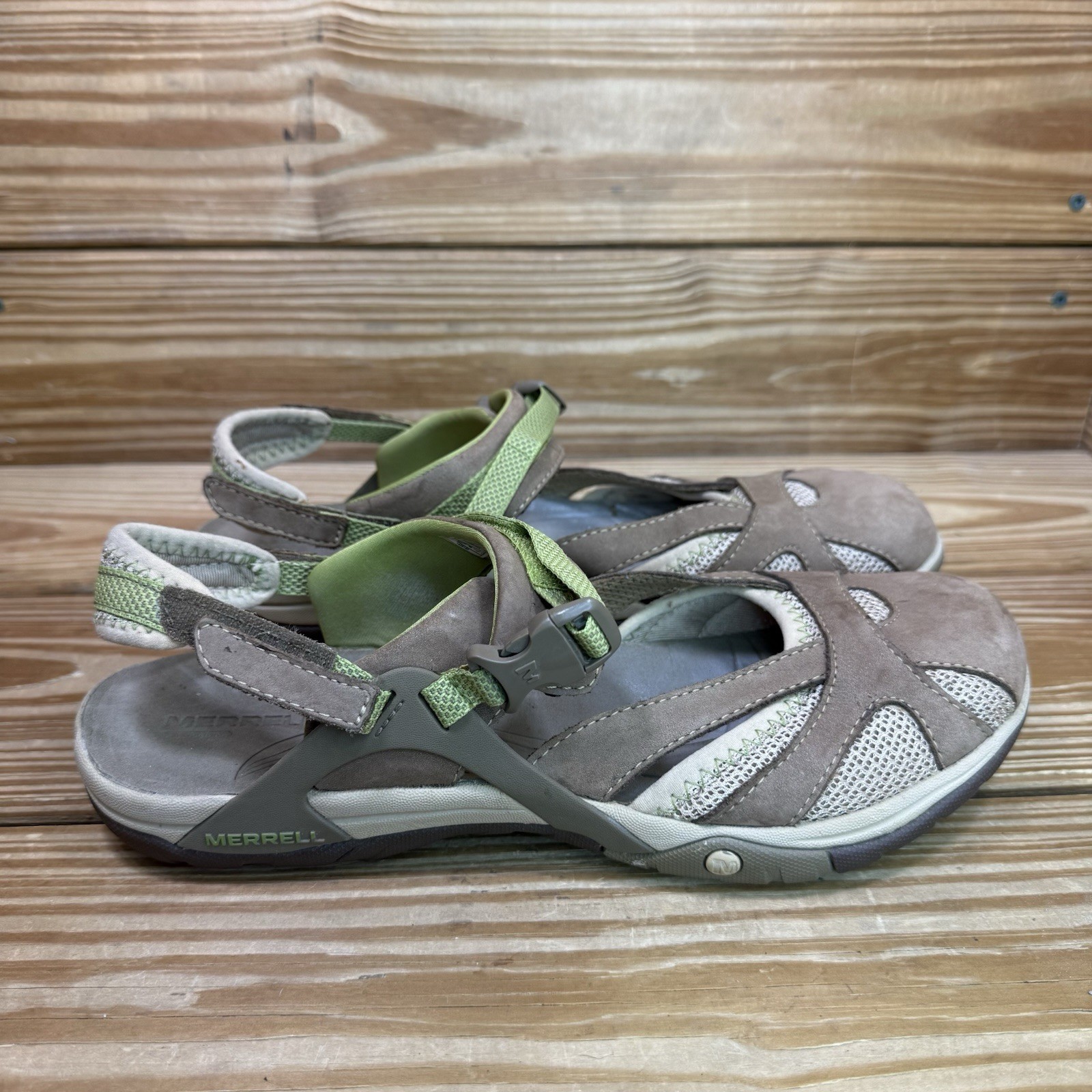 Merrell 11 scarpe donna Mary Jane Otter J24504 ballerine sandali pelle