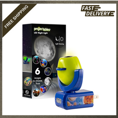 Night Light LED Projector, Solar System Earth Moon Safari Aquarium Coral Reef