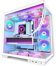 H1 ATX PC Case - Pre-Installed with 7 PWM ARGB Fans - Dual Cavity Mid-Tower PC