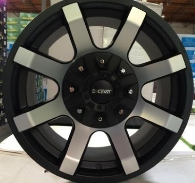 20'' Dcenti DW950 Wheel  20X9 -12 5X127  C.B 78.1 Black Machined Rim   Last   