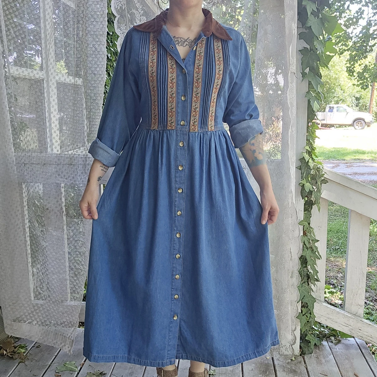 Denim Vintage Dresses for Women for sale - eBay Denim Vintage Dresses for Women for sale - eBay