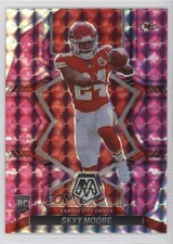 2022 Panini Mosaic Rookies Pink Camo Mosaic Prizm Skyy Moore #319 11xm