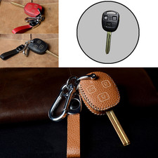 Genuine Leather Car Key Case Cover For Toyota Fj Cruiser For Lexus Es Lx Es300