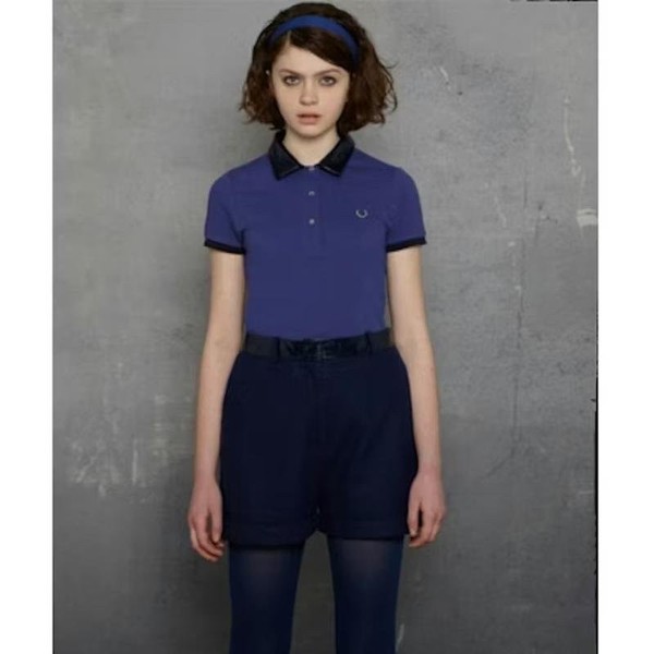 Men Fred Perry Shorts Navy Viscose 30 / S / 44