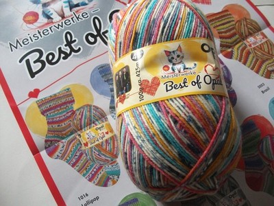 **TOP-NEUHEIT**OPAL MEISTERWERK**LOLLIPOP**  4-fach*100g* (kg-Preis 79,50  )