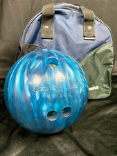 Brunswick Crown Jewel 15.0 Blue Marbled Bowling Ball Brunswick Ball Tote