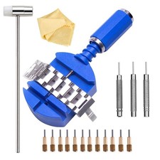 Watch Band Link Removal Tool Kit with 12pcs Replacement Pins and 3pcs Pin