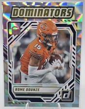 2025 Panini Donruss Rome Odunze #DOM-ROE Dominators Bears