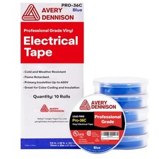 Electrical Tape, 10 Rolls Professional Grade PVC Electric Tape, UL/CSA Listed...
