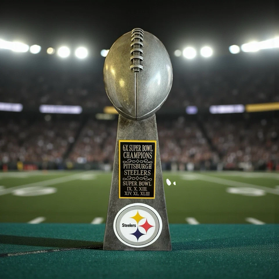Championship Replica Super Bowl Football Trophy 15”. - Image 4 of 4