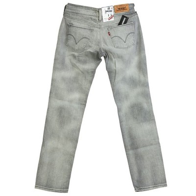 Levi's Jeans Hose Hellgrau Slim Fit 571 Damen W28 L30 Levis Jeanshose Women