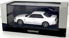 Kyosho 1/43 Nissan Skyline GT-R BCNR33 Autech 40th Anniversary White