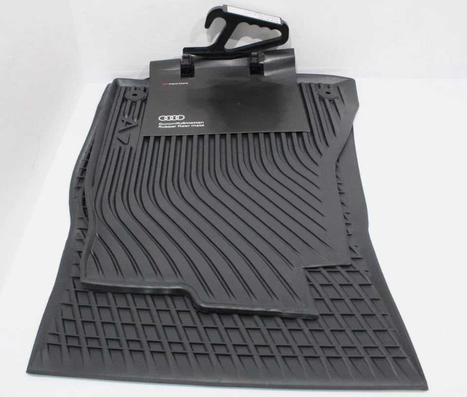 Nuevo Juego de alfombrillas de goma delanteras y traseras originales Audi A7 2015-2018 - 4G8061501B/4G0061511 Foto 3 de 4