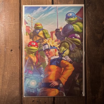 TEENAGE MUTANT NINJA TURTLES X NARUTO #4 - TIAGO DA SILVA Day Variant LTD TO 600
