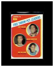 1971-72 Topps - League Leaders Oscar Robertson, Chet Walker, Ron Williams #141