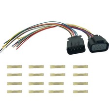 8 Pins Male and Female Projector Headlight LED DRL Wiring Harness Connector