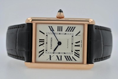 Cartier Tank Louis Cartier 18k Rose Gold WGTA0346 Large