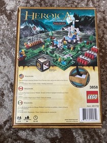 Lego heroica waldurk 3858 Incomplete, with manuals Box Dice Game