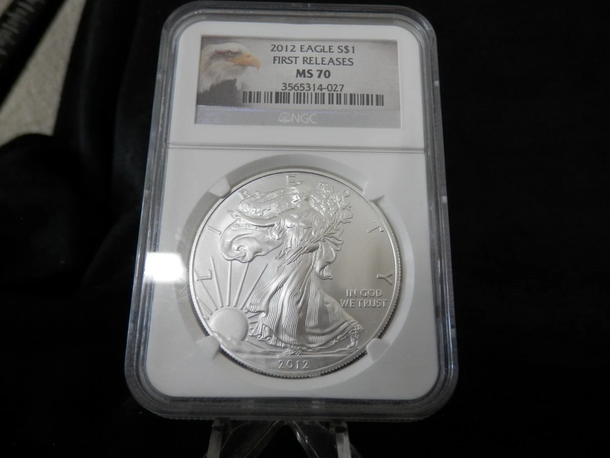 American Eagle MS 70 Graded 2012 Silver Bullion Coins for sale | eBay