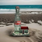 Vintage Coca Cola Folk Art Lighthouse 1996 Redwings 75th Anniversary Bottle