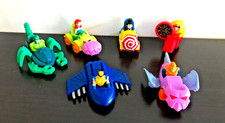 1990's McDonald's Batman Vehicles DC Comics / Marvel Super Heroes Lot of Six