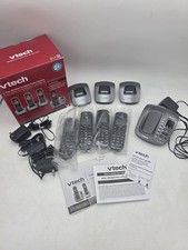VTech CS6129-41 DECT 6.0 4 Handset Phone w/ Answering System, Caller ID - Black