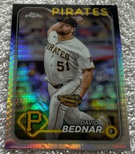 2024 Topps Chrome DAVID BEDNAR #60 Prism Refractor New York Yankees