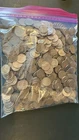 500 Lincoln Wheat pennies 1940-1949 3.35 Pounds Bulk Lot includes 14 1943 Steel
