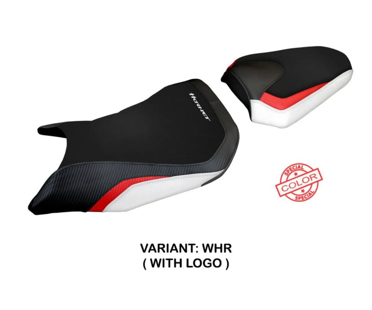 Tomori White-Red (WHR) TPZ Complete Seat HONDA CB 500 HORNET 2024 2026 1Pq