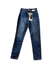 NWT Rewash Super High Rise Vintage Mom Blue Denim Jeans Womens Size 00