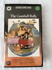 THE GUMBALL RALLY 1st VHS Release Clamshell Rare Warner Bros