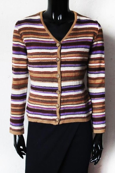 Women Missoni Sweater Beige Wool 34