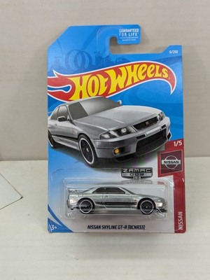 Hot Wheels 2019 Mainline ZAMAC Nissan Skyline GT-R BCNR33 Silver