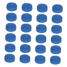 Billiard Pool Cue Tips, Pool Cue Tips Replacement Kit Cow Leather 10mm Blue