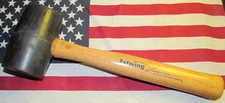 Estwing 13" Dead Head Rubber Mallet 18 oz "GENUINE HICKORY HANDLE"  Made in USA