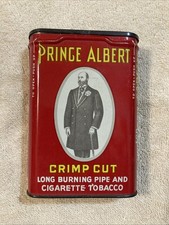 Vintage Prince Albert Crimp Cut Tobacco Tin 1.5/8 oz Great Condition Lid Opens