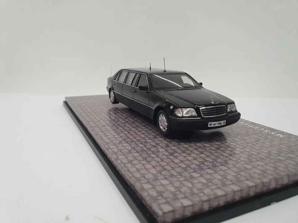 1/43 MEGA RARE MERCEDES-BENZ S500 PULLMAN GUARD W140 YELTSIN DIP MODELS GON140 - Image 4 of 4