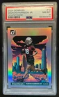 2024 Donruss Marvin Harrison Jr. Downtown! SSP RC #12 Cardinals PSA 8