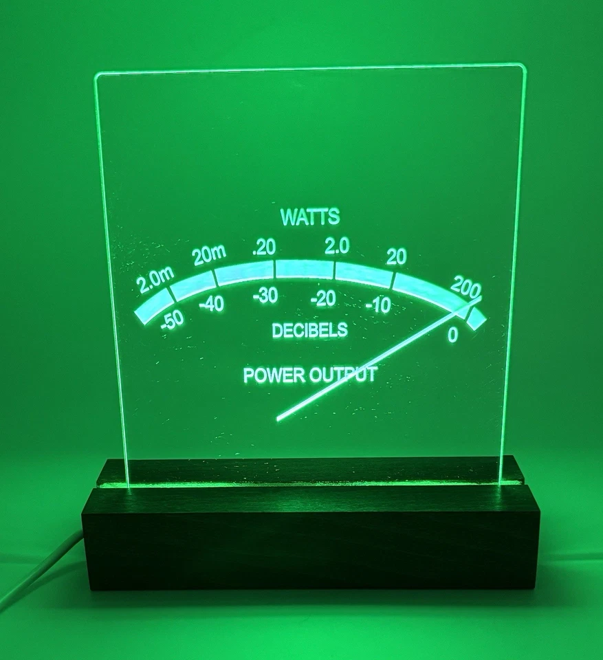 McIntosh Power Amplifier Audiophile Led Sign W/base Hot Item - Image 3 of 4