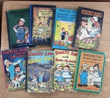 Vintage Raggedy Ann and Andy Stories Books Johnny Gruelle Hardcover Lot of 8